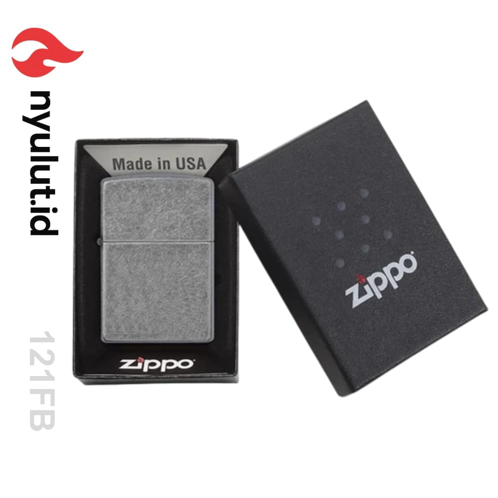 Preview Zippo 121FB Classic Antique Silver Plate Made in USA - 4