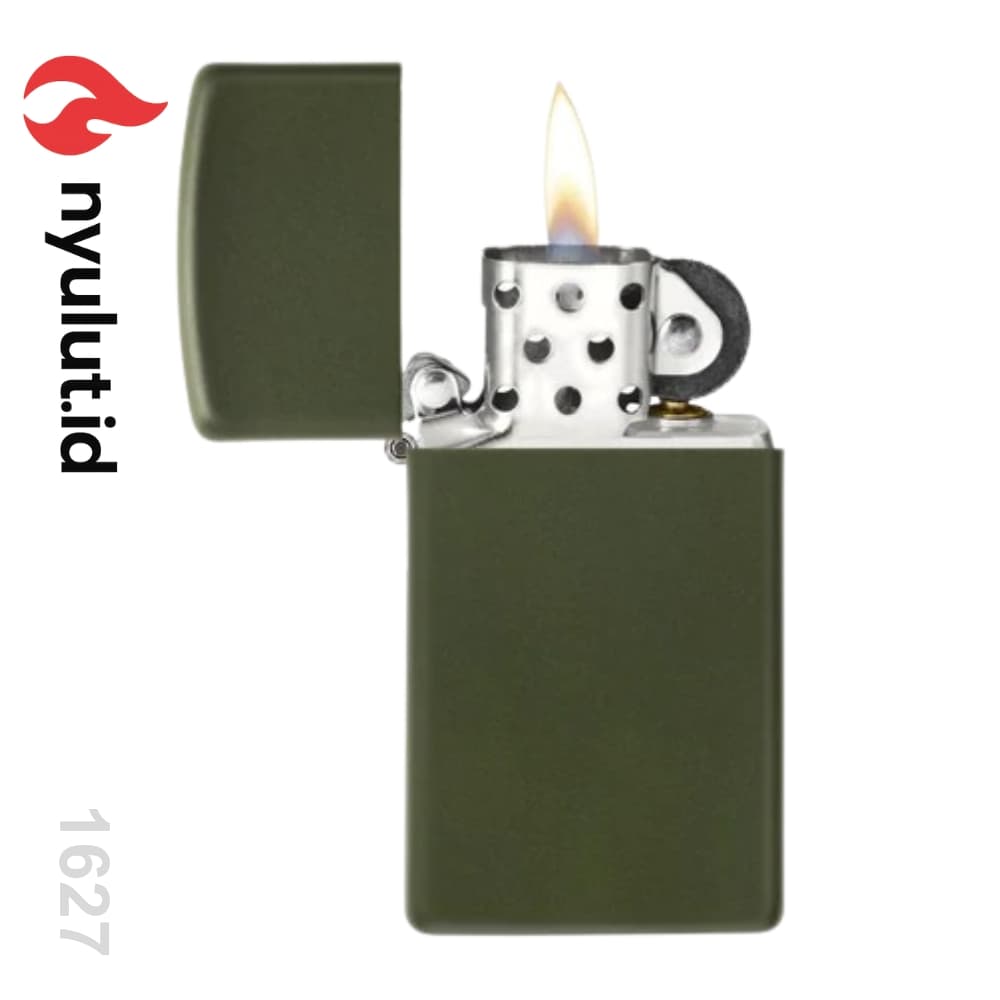 Preview Zippo 1627 Zippo Slim® Green Matte Made in USA - 2