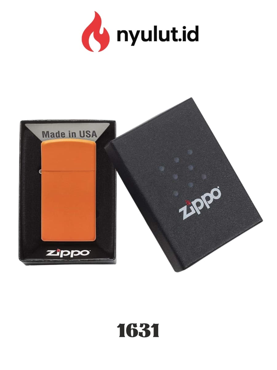 Zippo 1631 Slim® Orange Matte Made in USA