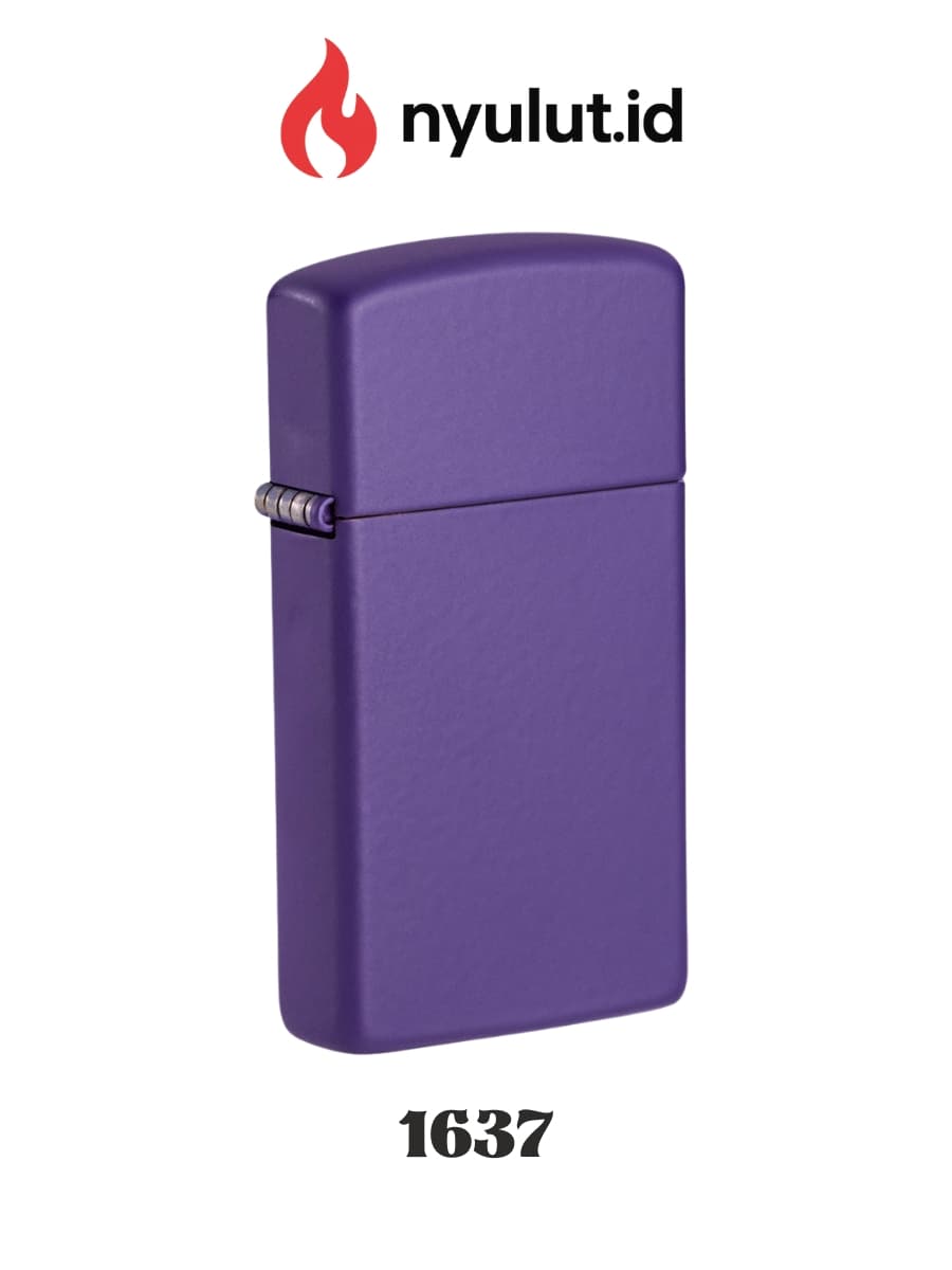Zippo 1637 Slim® Purple Matte Made in USA