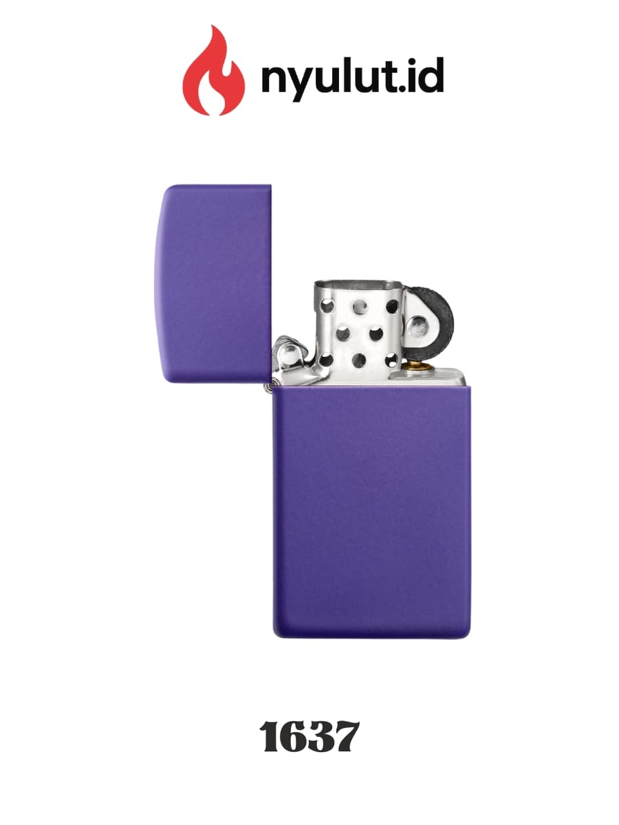 Preview Zippo 1637 Slim® Purple Matte Made in USA - 3