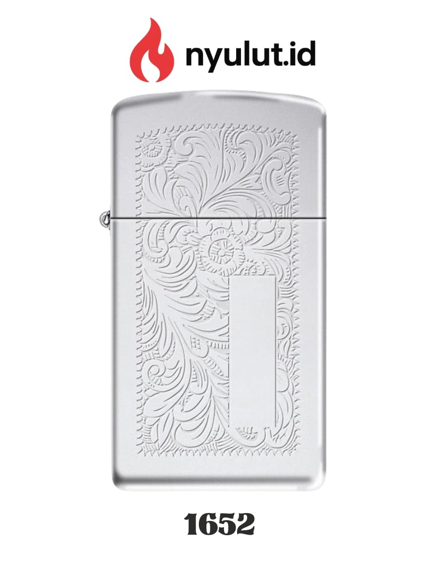 Preview Zippo 1652 Slim® Chrome Venetian® Made in USA - 2