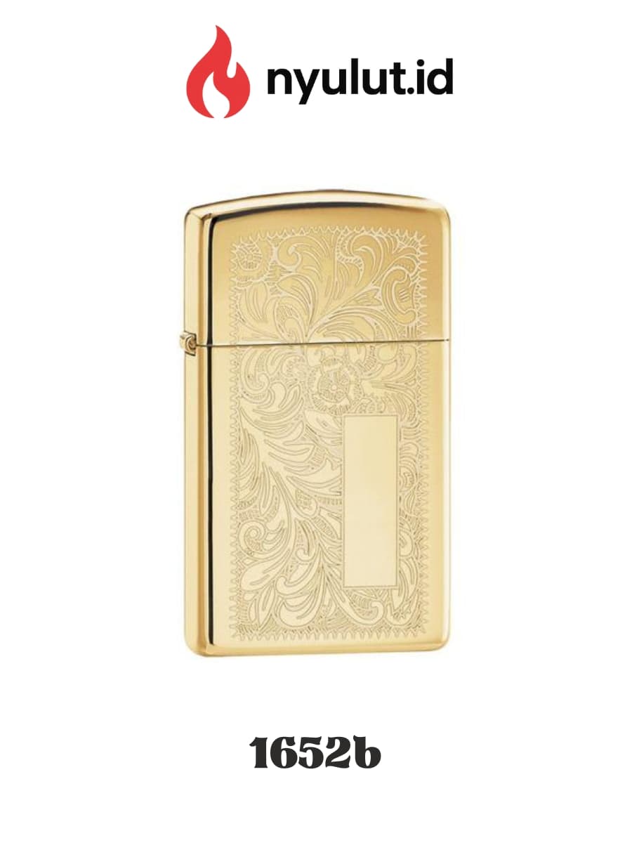 Preview Zippo 1652b SlimⓇ Brass VenetianⓇ Made in USA - 4