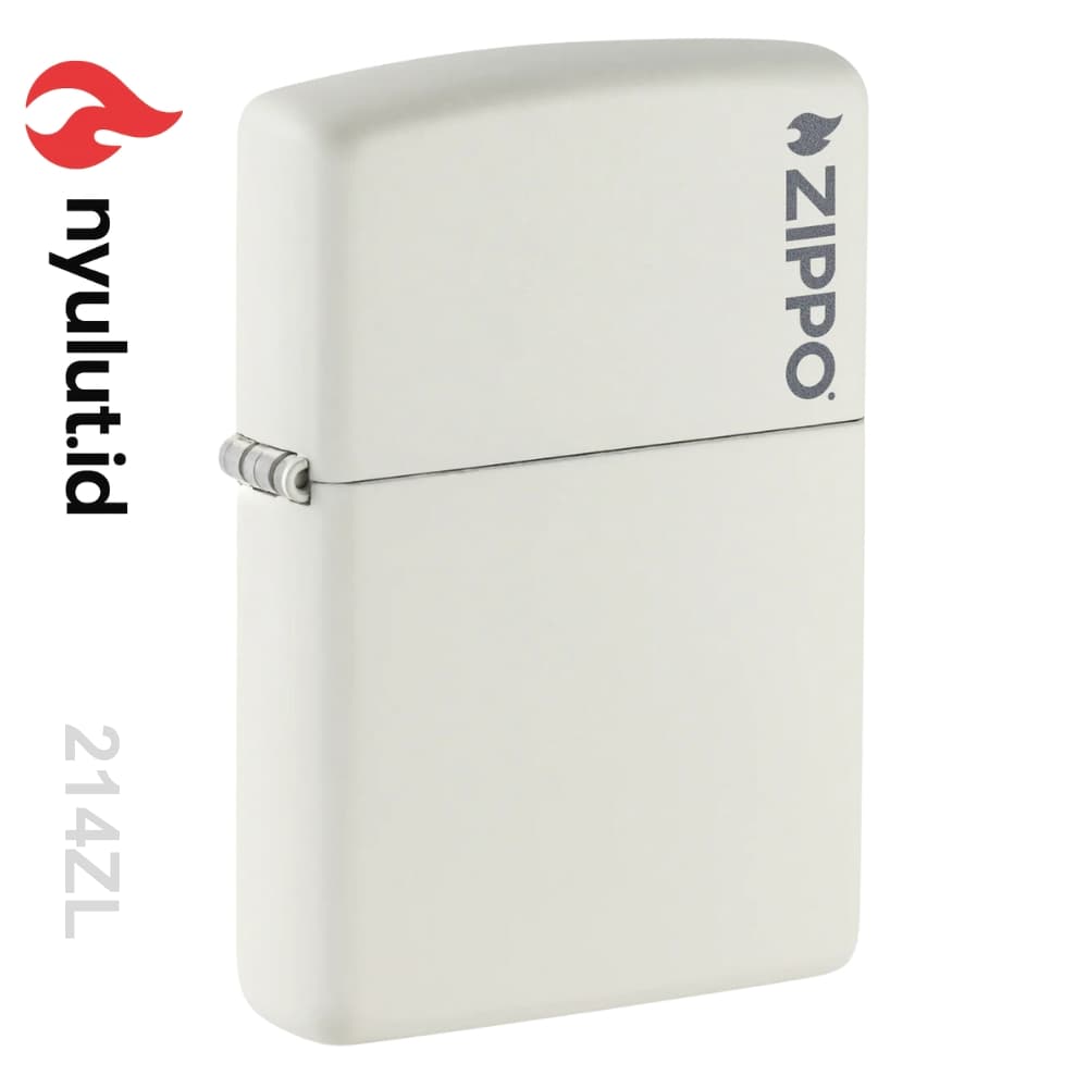 Preview Zippo 214ZL Classic White Matte Zippo Logo Made in USA - 2
