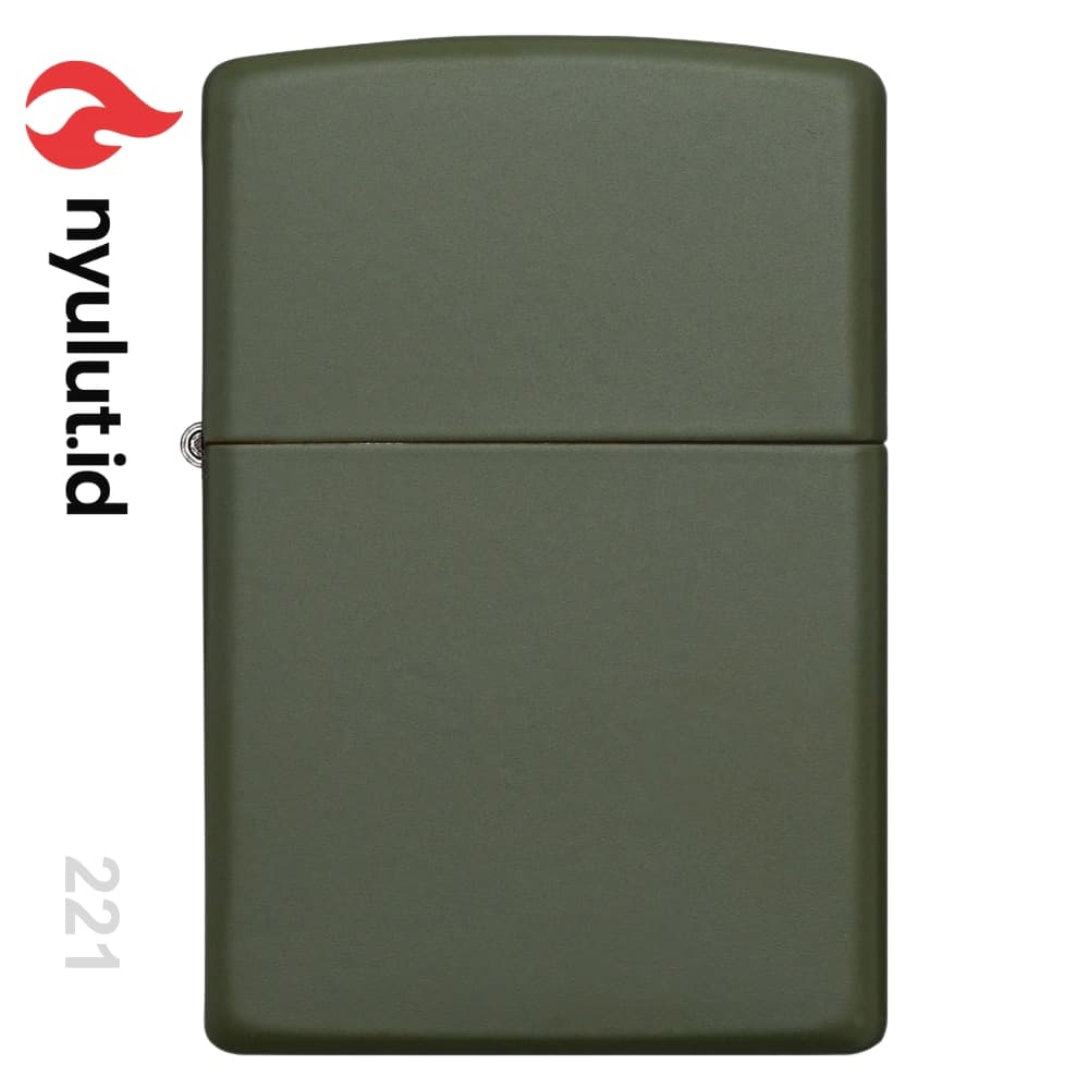 Zippo 221 Green Matte Made in USA