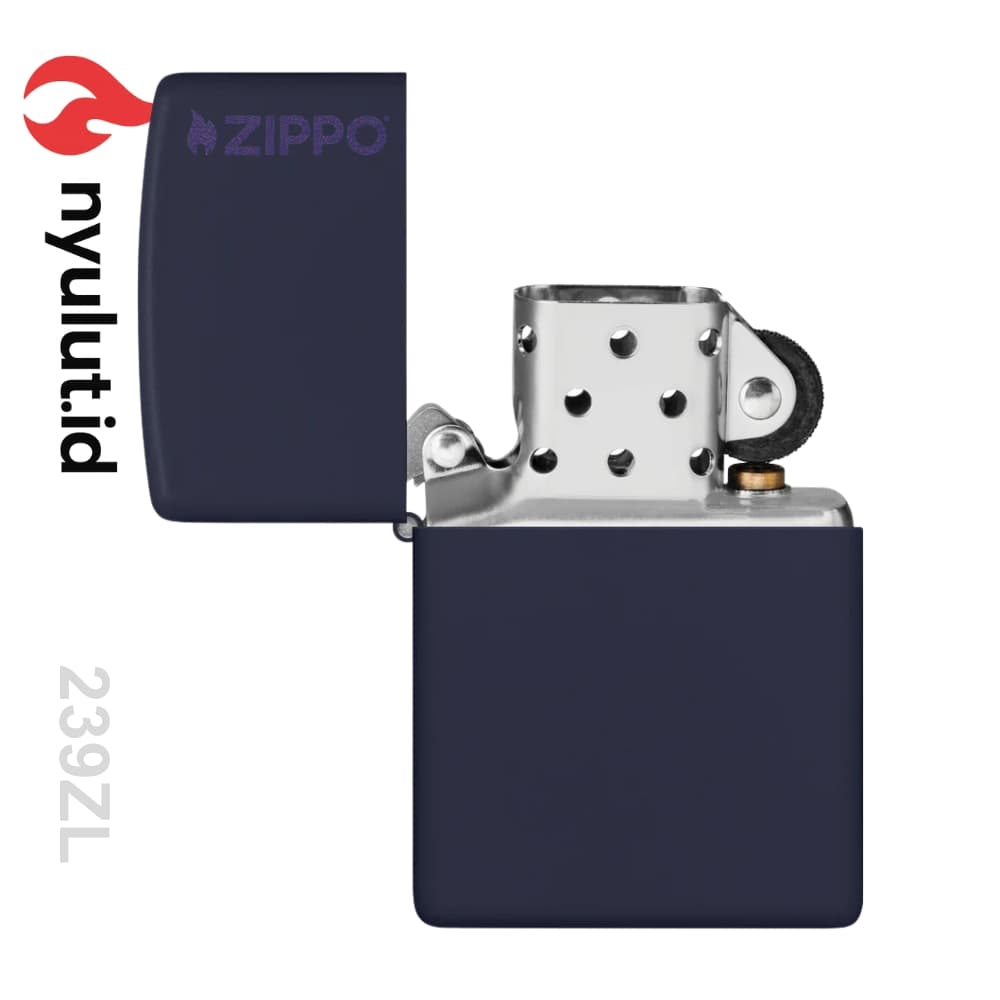 Preview Zippo 239ZL Classic Navy Matte Zippo Logo Made in USA - 4
