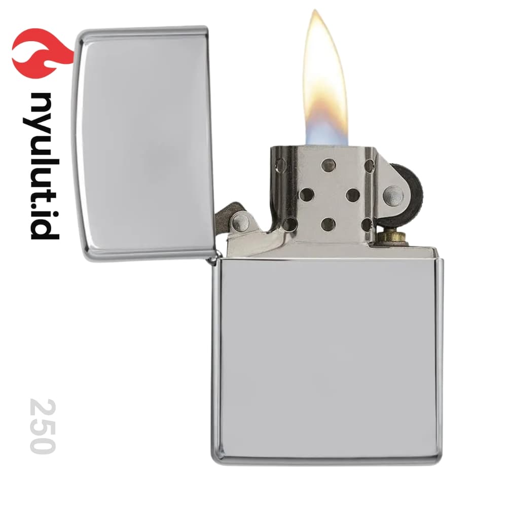 Zippo 250 High Polish Chrome Made in USA