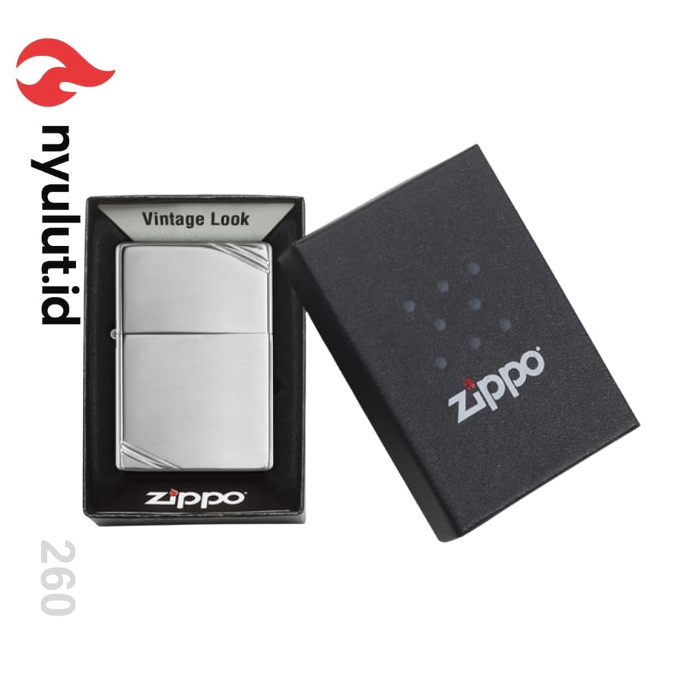 Preview Zippo 260 VINTAGE HIGH POLISH CHROME Made in USA - 3
