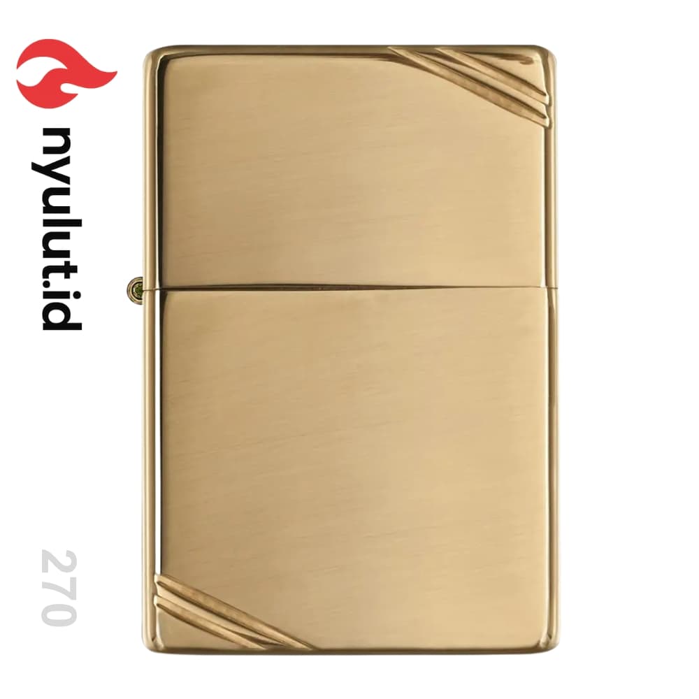 Preview Zippo 270 VINTAGE HIGH POLISH BRASS Made in USA - 3
