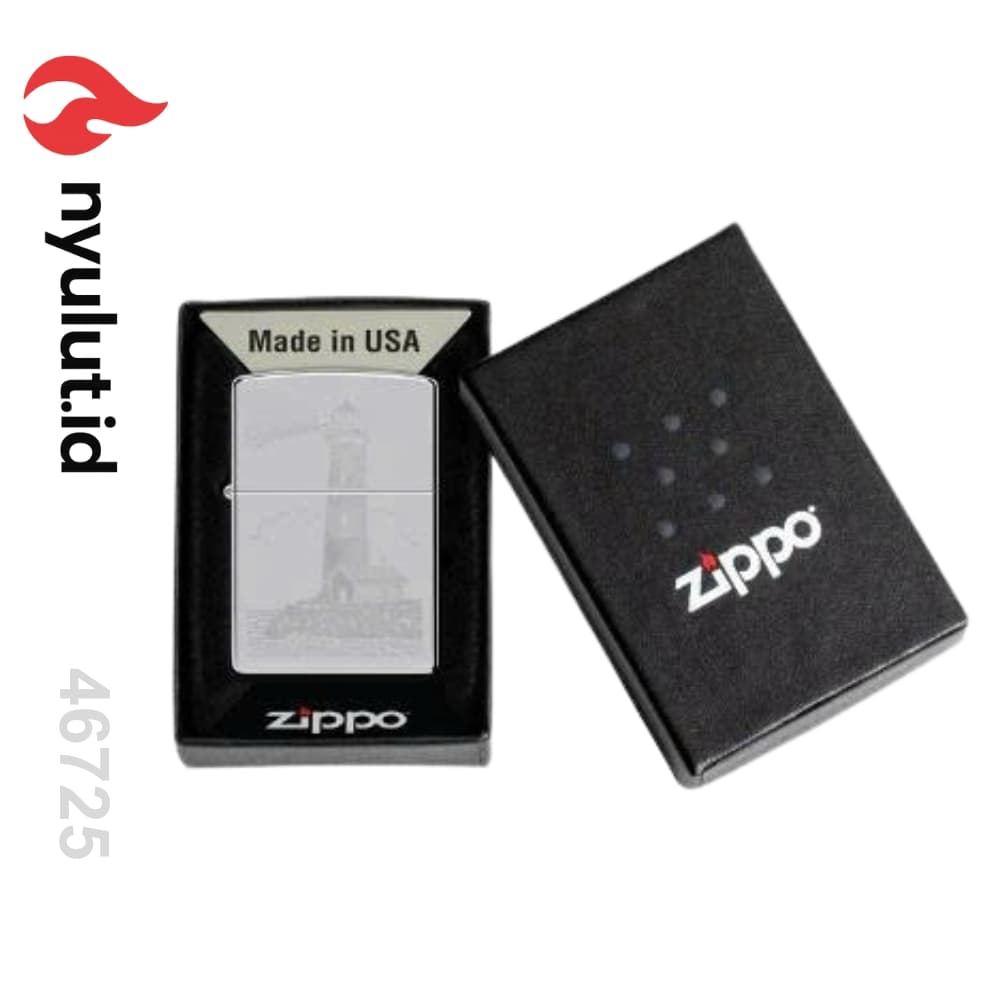 Zippo 46725 Lighthouse Design Made in USA