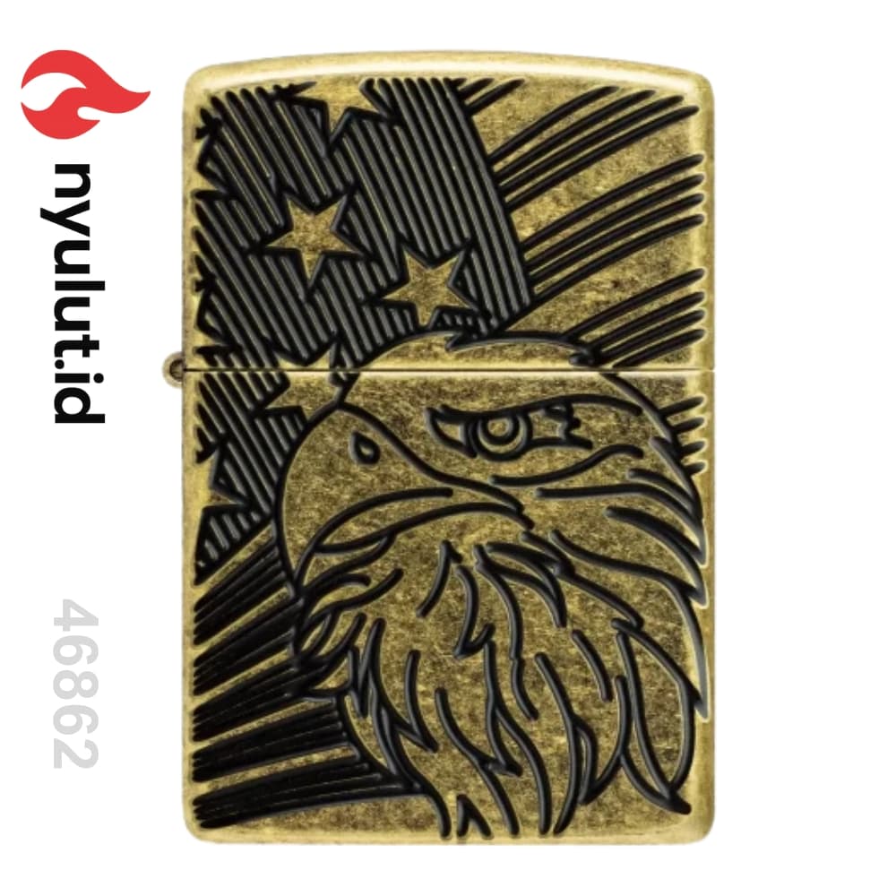 Preview Zippo 46862 Eagle and Flag Design Made in USA - 2