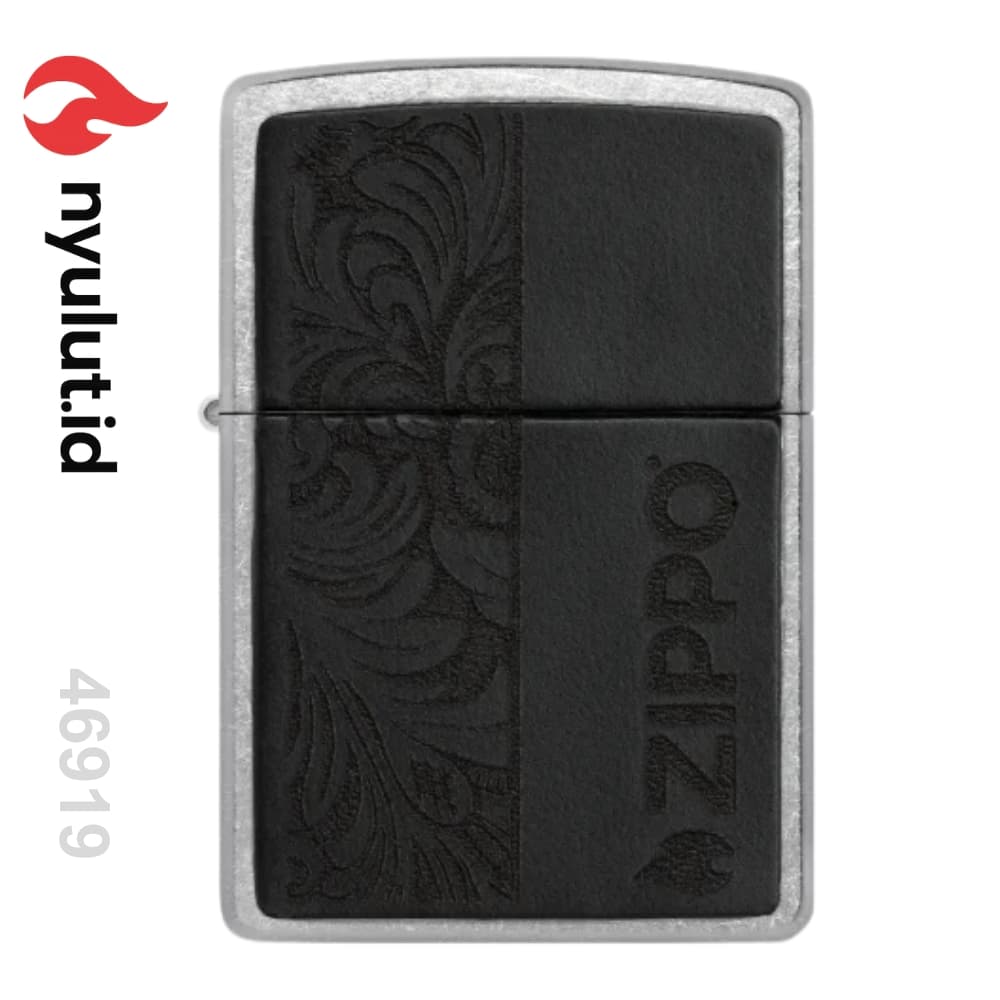 Preview Zippo 46919 Black Leather Emblem Made in USA - 2