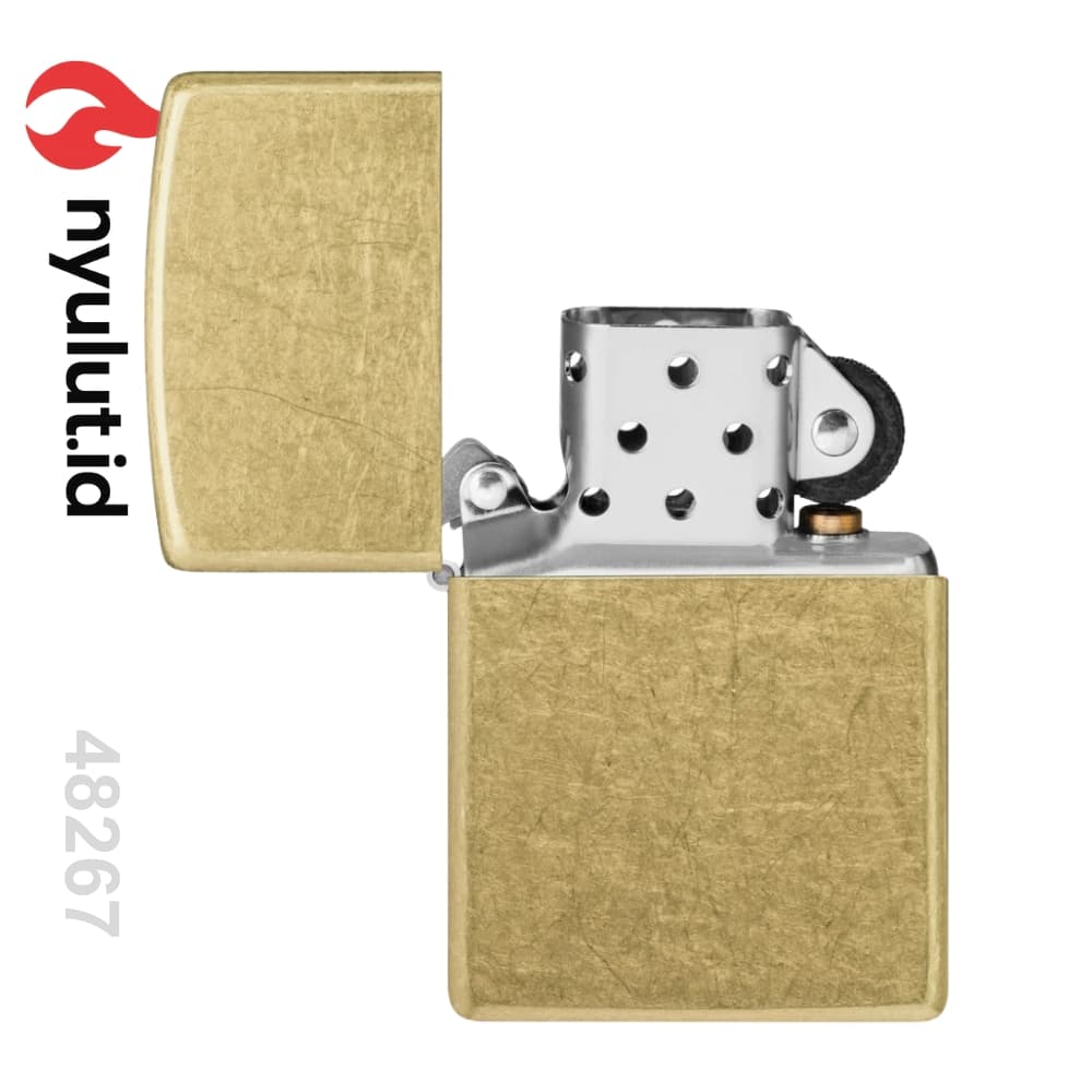 Preview Zippo 48267 Regular Street Brass Made in USA - 3