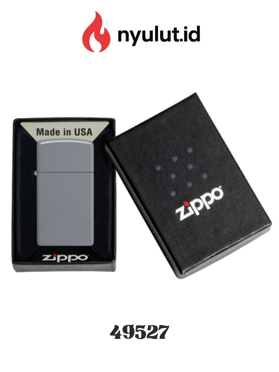 Preview Zippo 49527 SlimⓇ Flat Grey Made in USA - 4