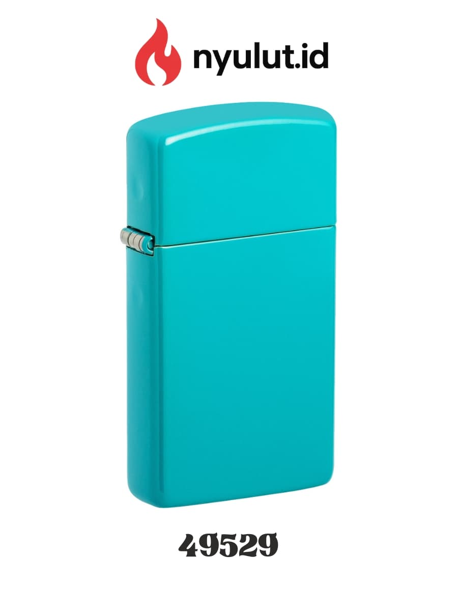 Zippo 49529 SlimⓇ Flat Turquoise Made in USA