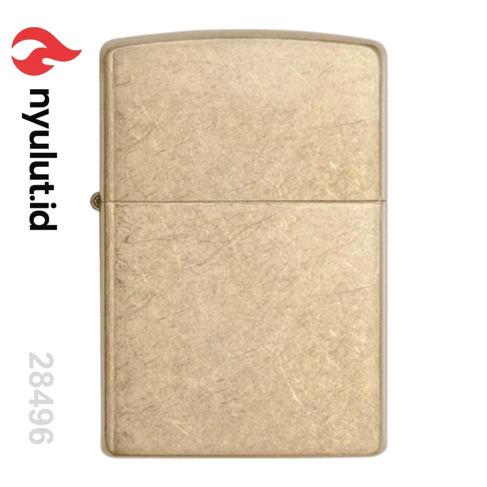 Zippo 28496 Armor® Tumbled Brass Made in USA