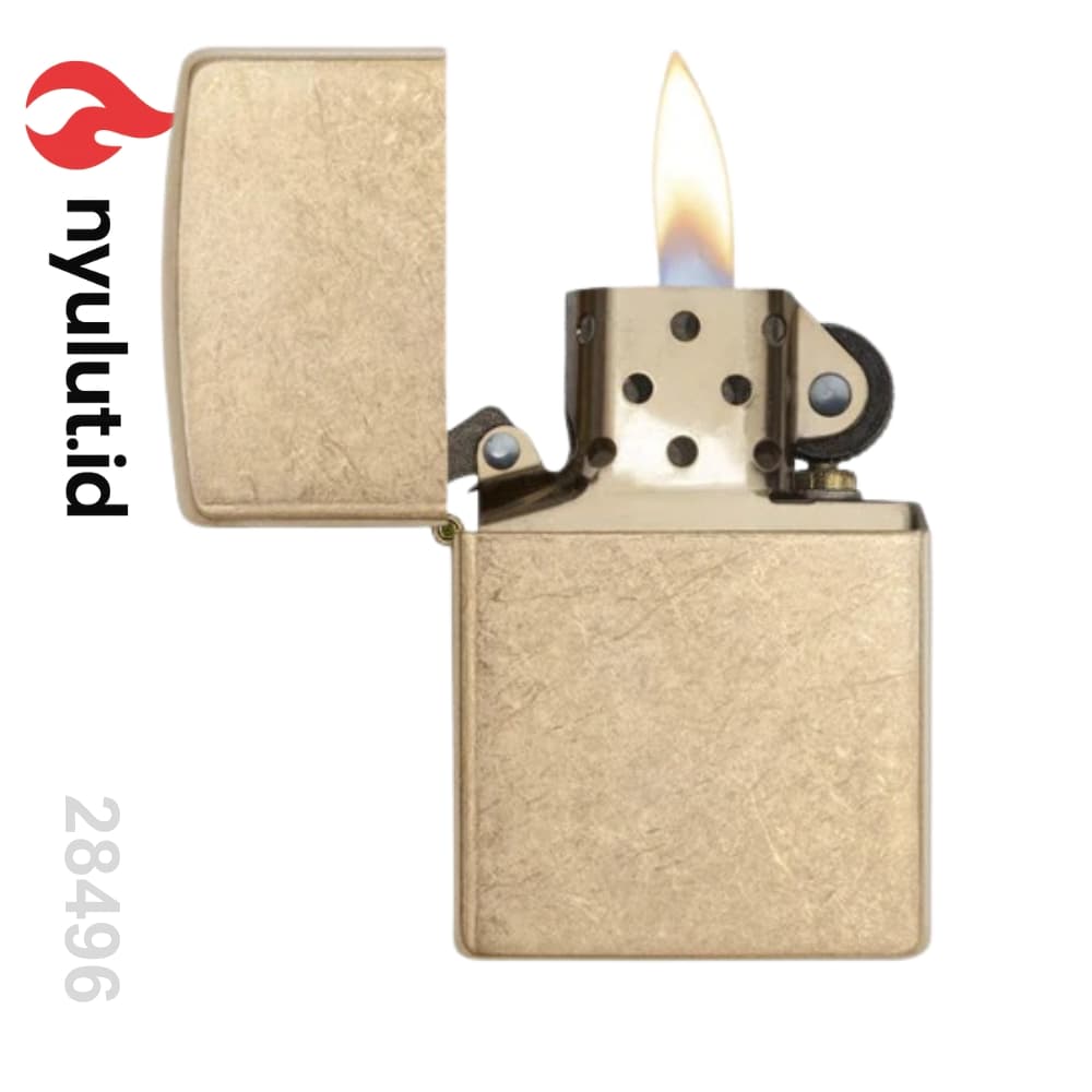 Preview Zippo 28496 Armor® Tumbled Brass Made in USA - 3