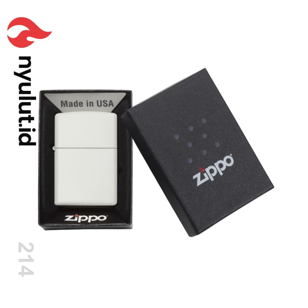 Preview Zippo 214 White Matte Made in USA - 3