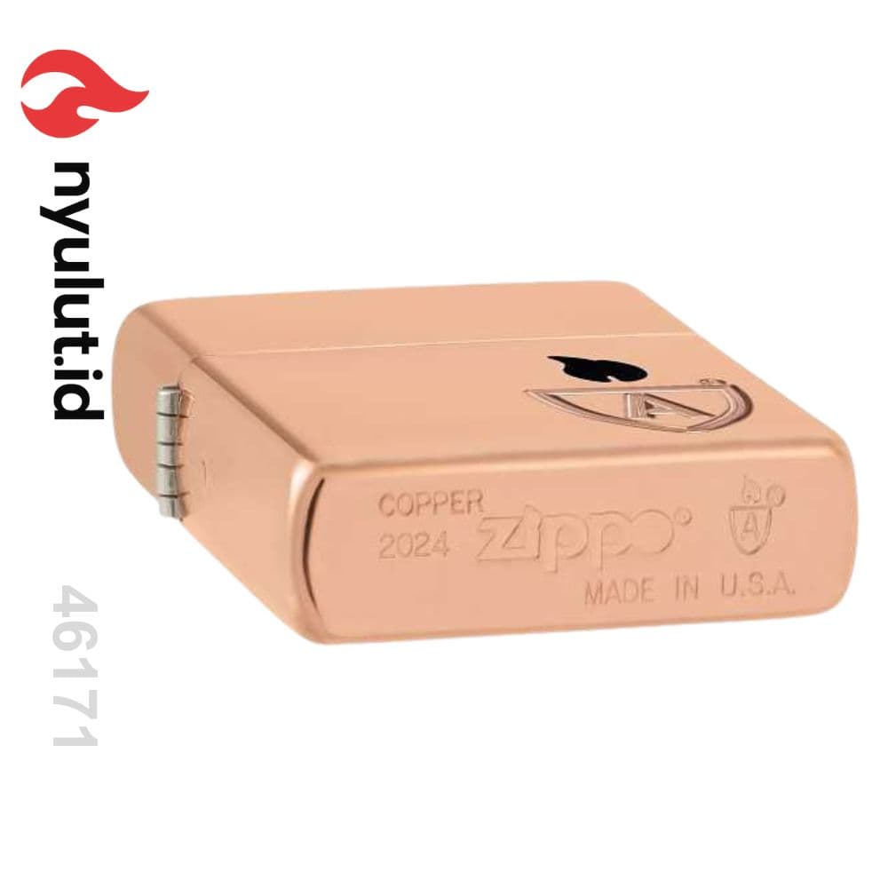 Preview Zippo 46171 Zippo Armor Solid Copper with Logo Made in USA - 5