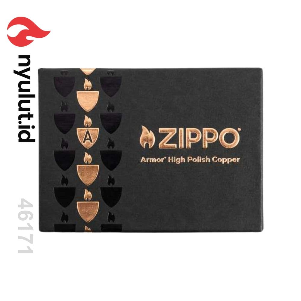 Zippo 46171 Zippo Armor Solid Copper with Logo Made in USA